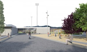 El projecte de zona esportiva vol revitalitzar el barri del Canal // Ajuntament de Molins de Rei