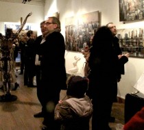 Martí Bofarull va ser present a Lyon durant la inauguració de la seva exposició // M. B.