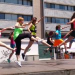 La familia de Gimmolins Dance a l'Esportíssim // Laura Fernández