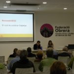 Pere Aragonés va explicar les #cosesdelBOE davant una trentena de molinencs a la Federació Obrera // ExMdR