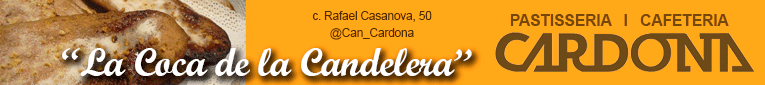 La Coca de la Candelera - Pastisseria Cardona