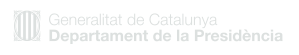 Logo Generalitat Departament Presidencia